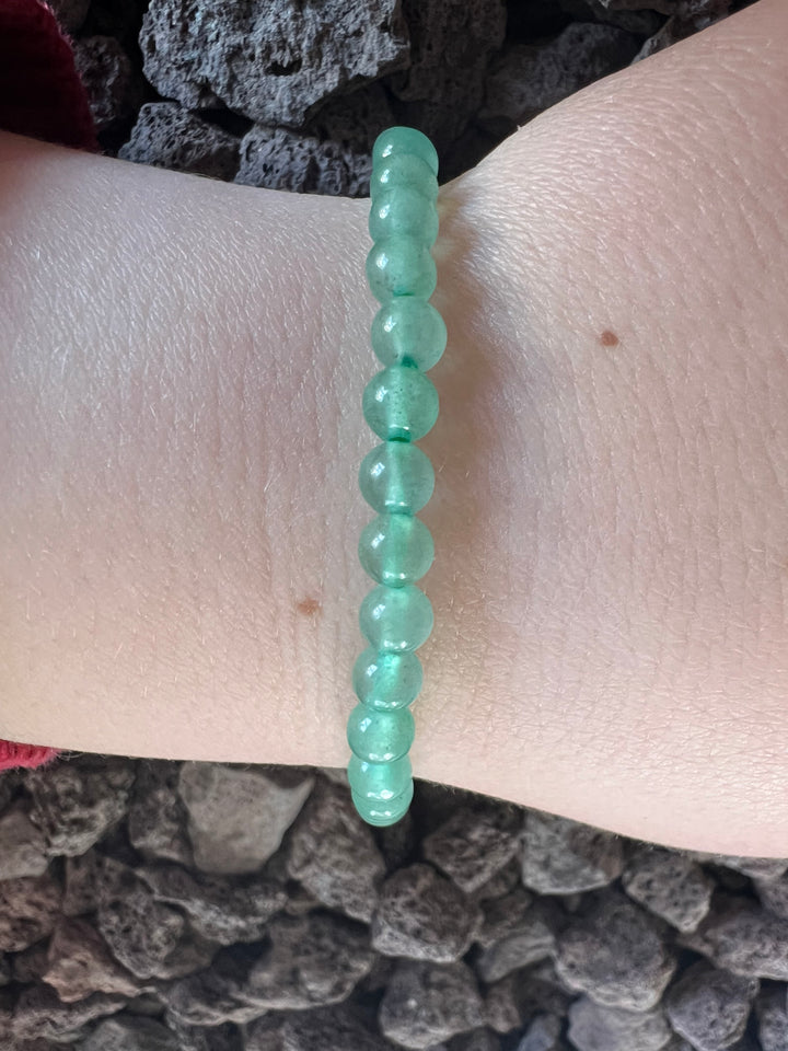 Aventurin Kinderarmband 4 mm – Frische Energie und natürliche Harmonie