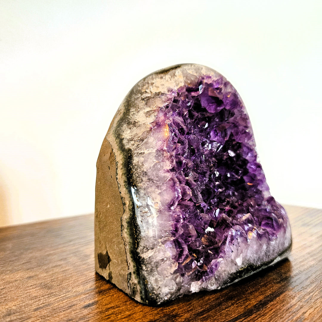 Amethyst Druse, Ø ca. 11,5 cm, A Qualität