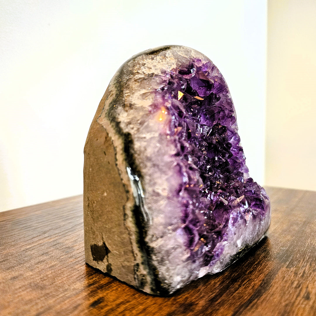 Amethyst Druse, Ø ca. 11,5 cm, A Qualität
