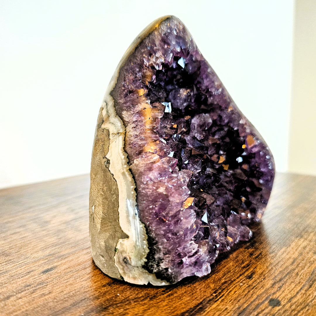 Amethyst Druse, Ø ca. 11 cm, A Qualität