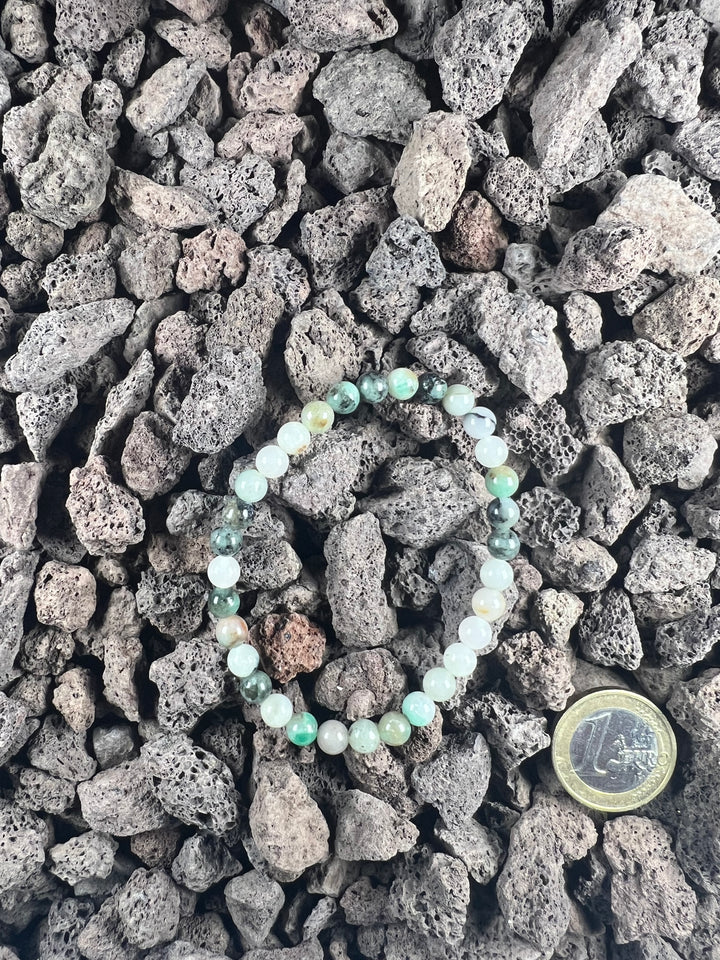 Smaragd Kugelarmband 6 mm – Eleganz, Harmonie und natürliche Schönheit