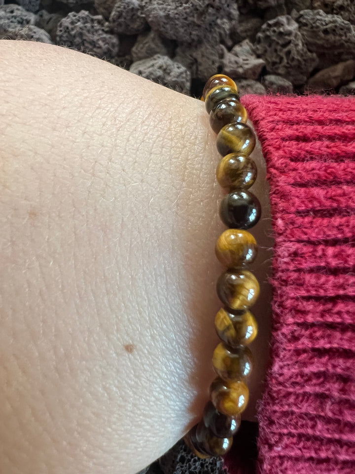 Kinderarmband Tigerauge 4 mm – Schutz und Selbstvertrauen für kleine Entdecker