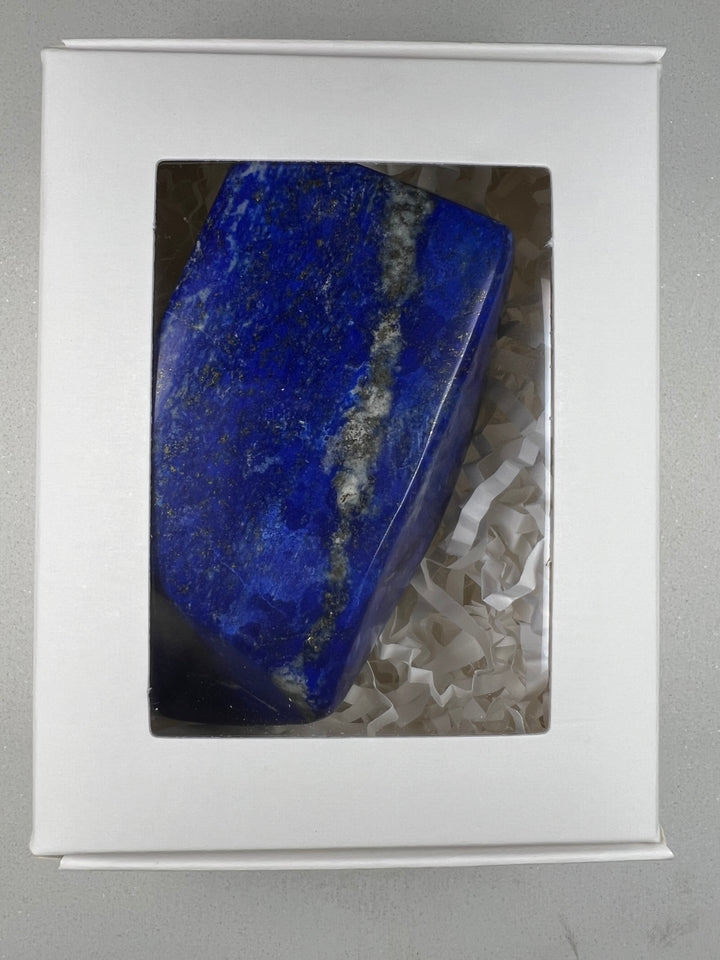 Dein Stein-Freund: "Lapi" – Hüter der Wahrheit & inneren Weisheit Lapislazuli | Einzelstück aus Pakistan | ca. 222g | 8 cm