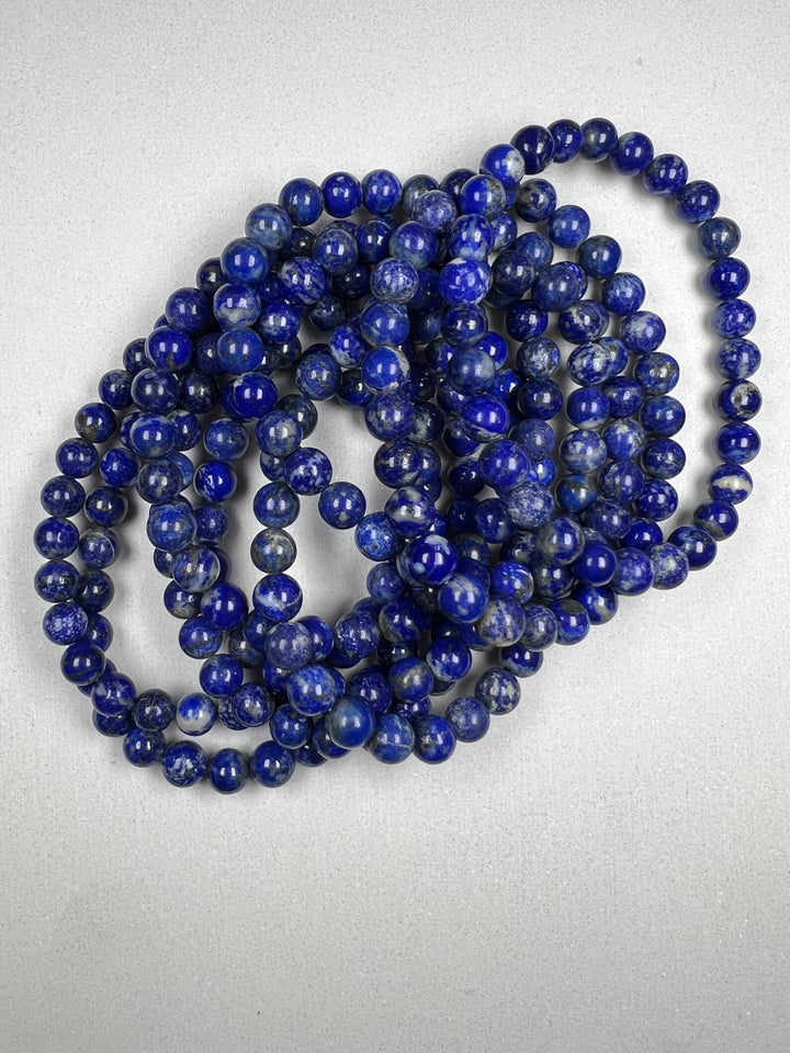 Lapislazuli Kugelarmband 6 mm – Eleganz & innere Stärke