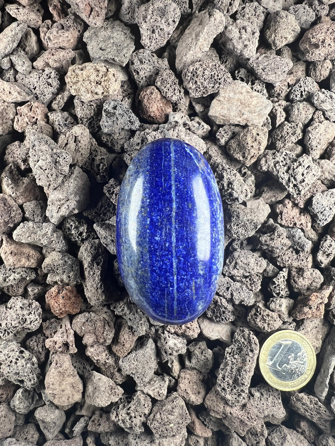 Dein Stein-Freund: "Kapi" – Hüter der Wahrheit & inneren Weisheit Lapislazuli | Einzelstück aus Pakistan | 130g | ca. 6cm|