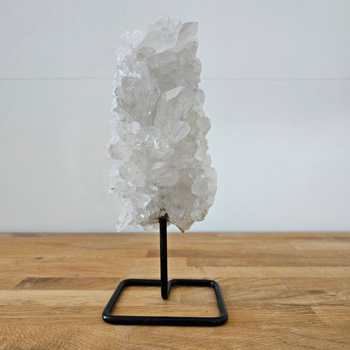 Bergkristall (weiß) im Ständer, ca. 24 cm, A Qualität