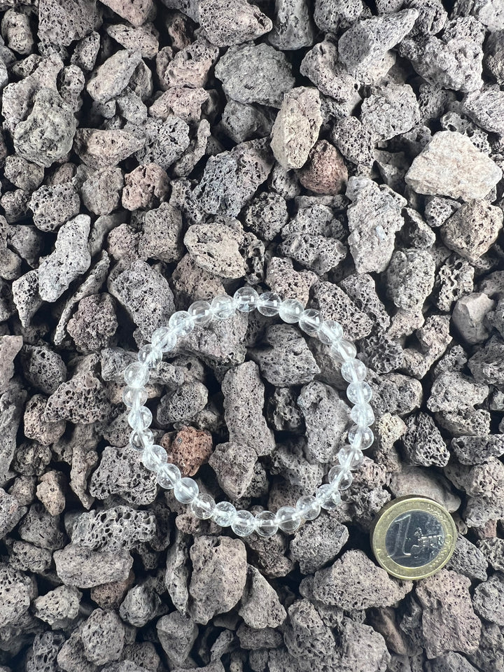 Bergkristall Kugelarmband 6 mm – Klarheit, Reinheit und zeitlose Schönheit