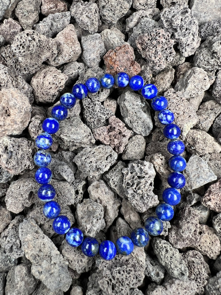 Lapislazuli Kugelarmband 6 mm – Eleganz & innere Stärke