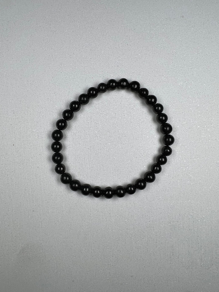 Schungit Kugelarmband 6 mm – Erdung, Schutz und Ausstrahlung