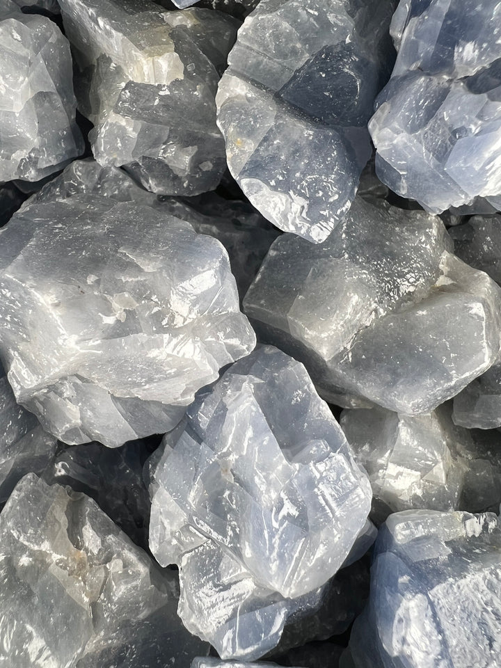 Calcit Blauer Wasserstein 150g, A+ Qualität
